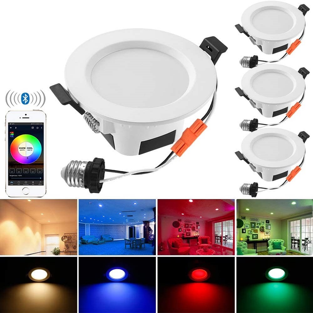 RECESSED LIGHTS MULTICOLORED 2
