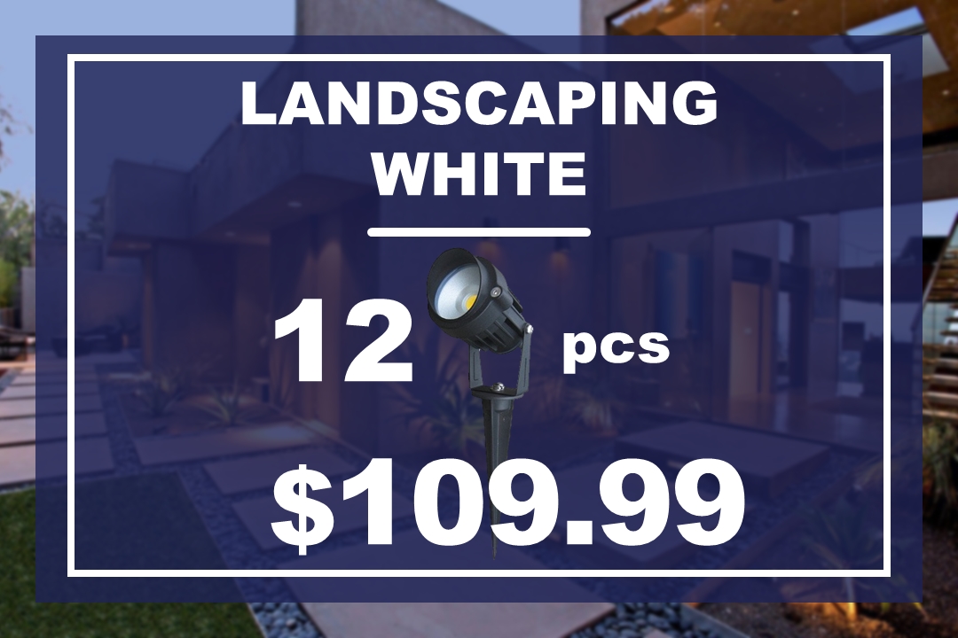 LANDSCAPING LIGHTS WHITE 12 pz