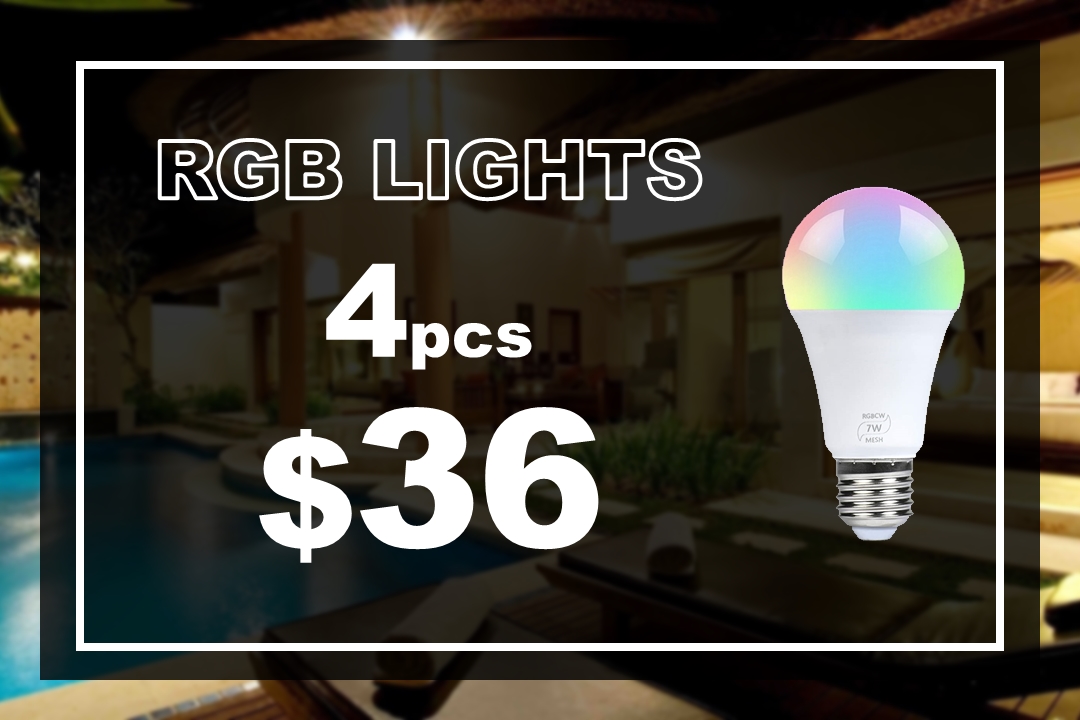 RGB LIGHTS 4 pz